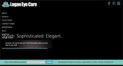 Desktop Screenshot of loganeyecare.com